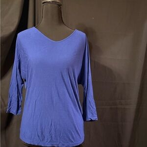 Vince Royal Blue 3/4 Sleeve Top